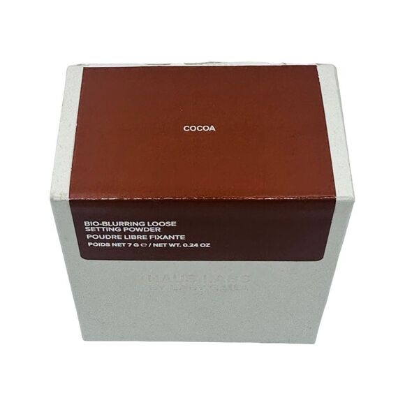 HAUS LABS by Lady Gaga Bio-Blurring Loose Setting Powder - Cocoa - 0.24 oz / 7g - Picture 3 of 4